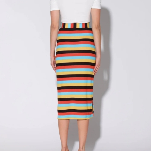 Walter Baker Annika Skirt MOD Stripe Knit NEW - Picture 6 of 7